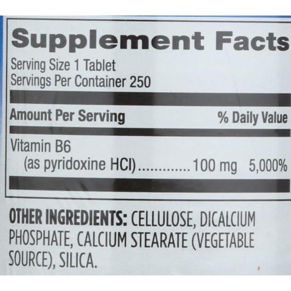 Caplets vitamina B-6 Sprouts para metabolismo