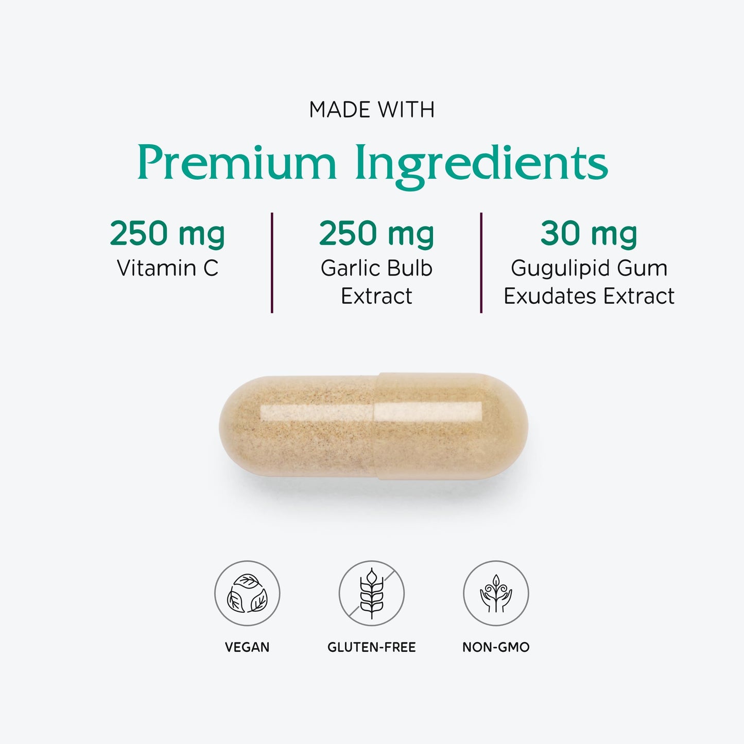 Cápsula de CardioBlend Vitanica ingredientes premium