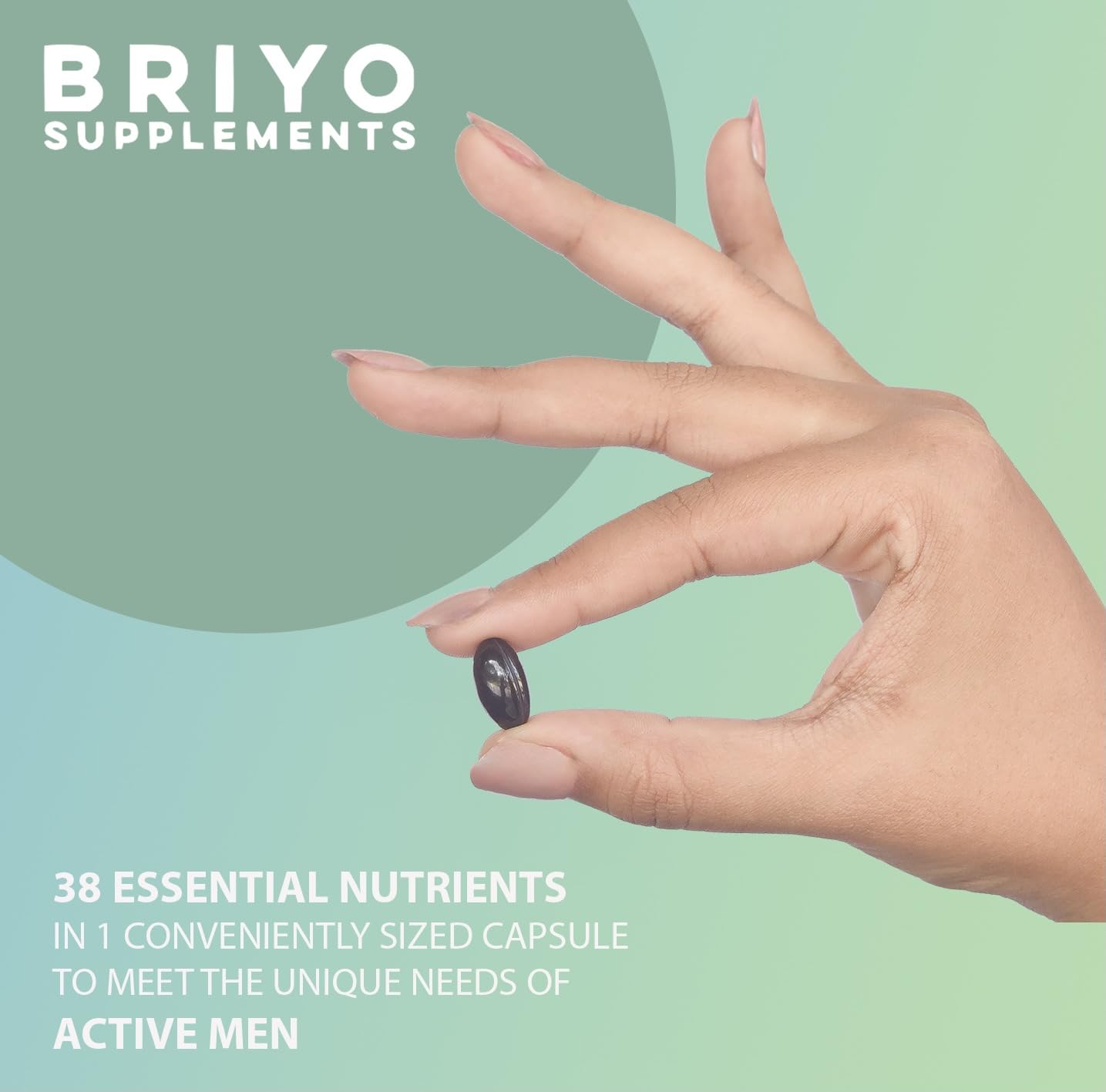 La cápsula conveniente de Briyo multivitamínico