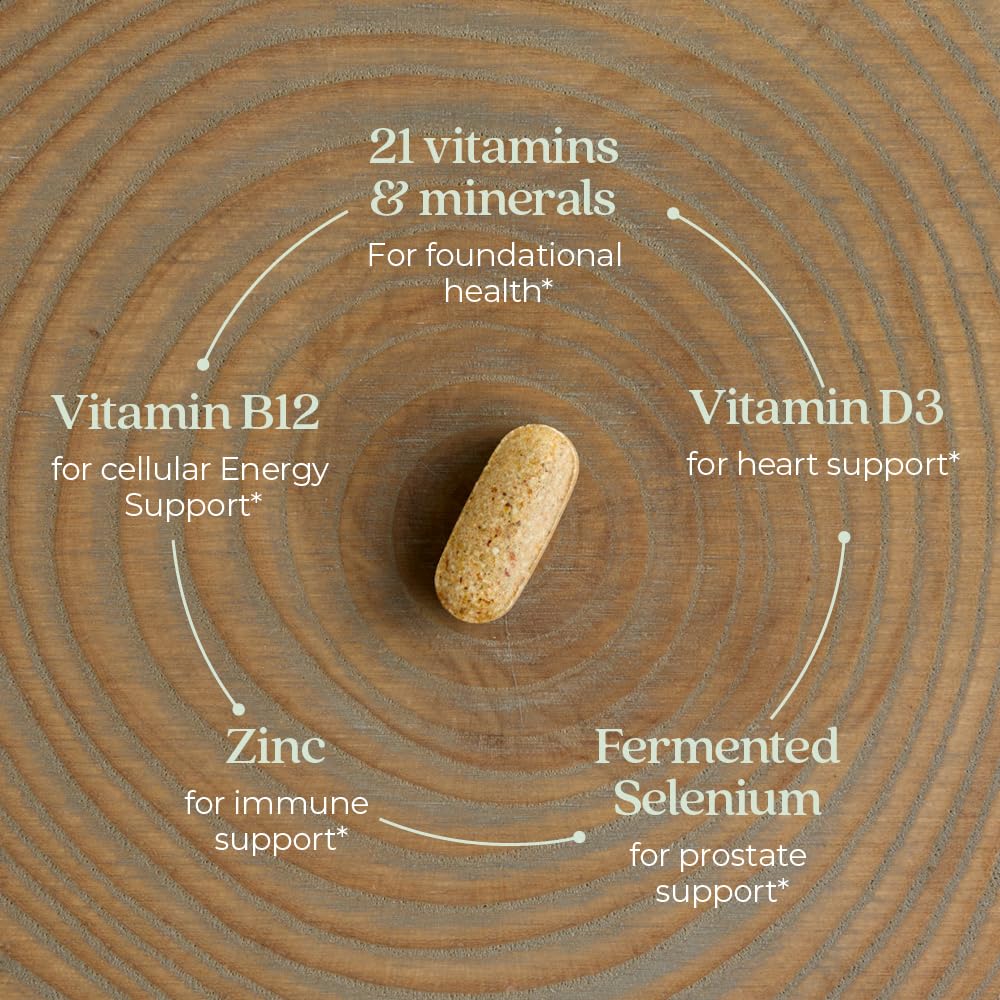 Cápsula de multivitamínico para hombres con vitaminas y minerales