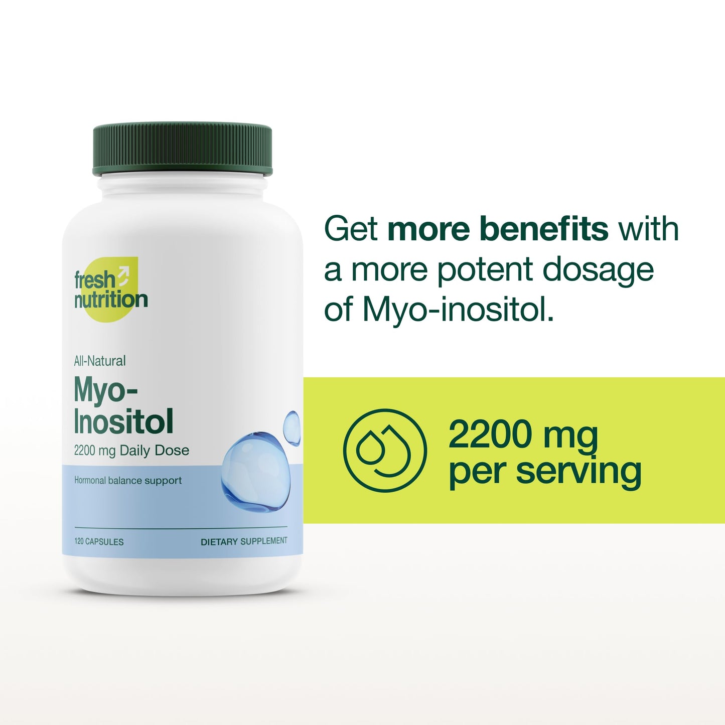 Cápsulas de alta potencia Myo-Inositol