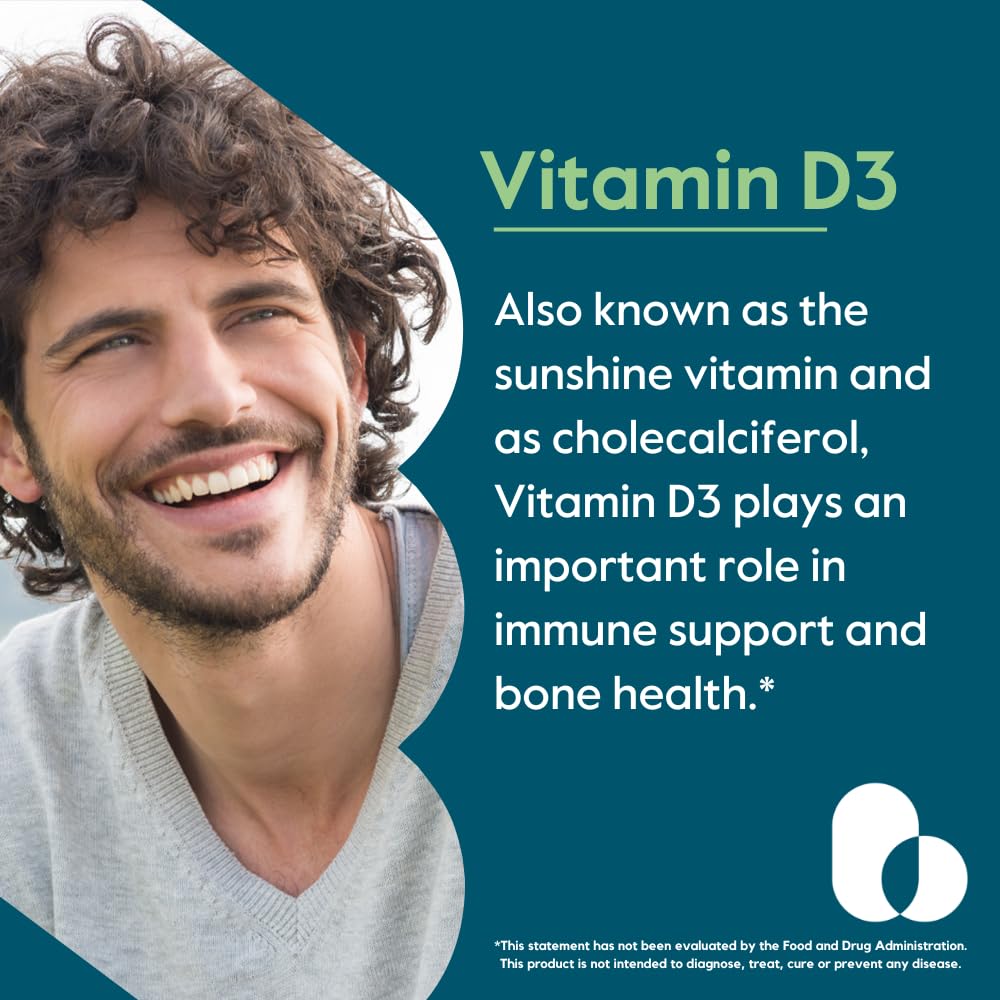Cápsulas Bestvite vitamina d3 2000 ui sin estearatos