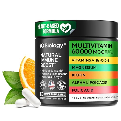 Cápsulas de Biotina 10,000mcg para crecimiento del cabello