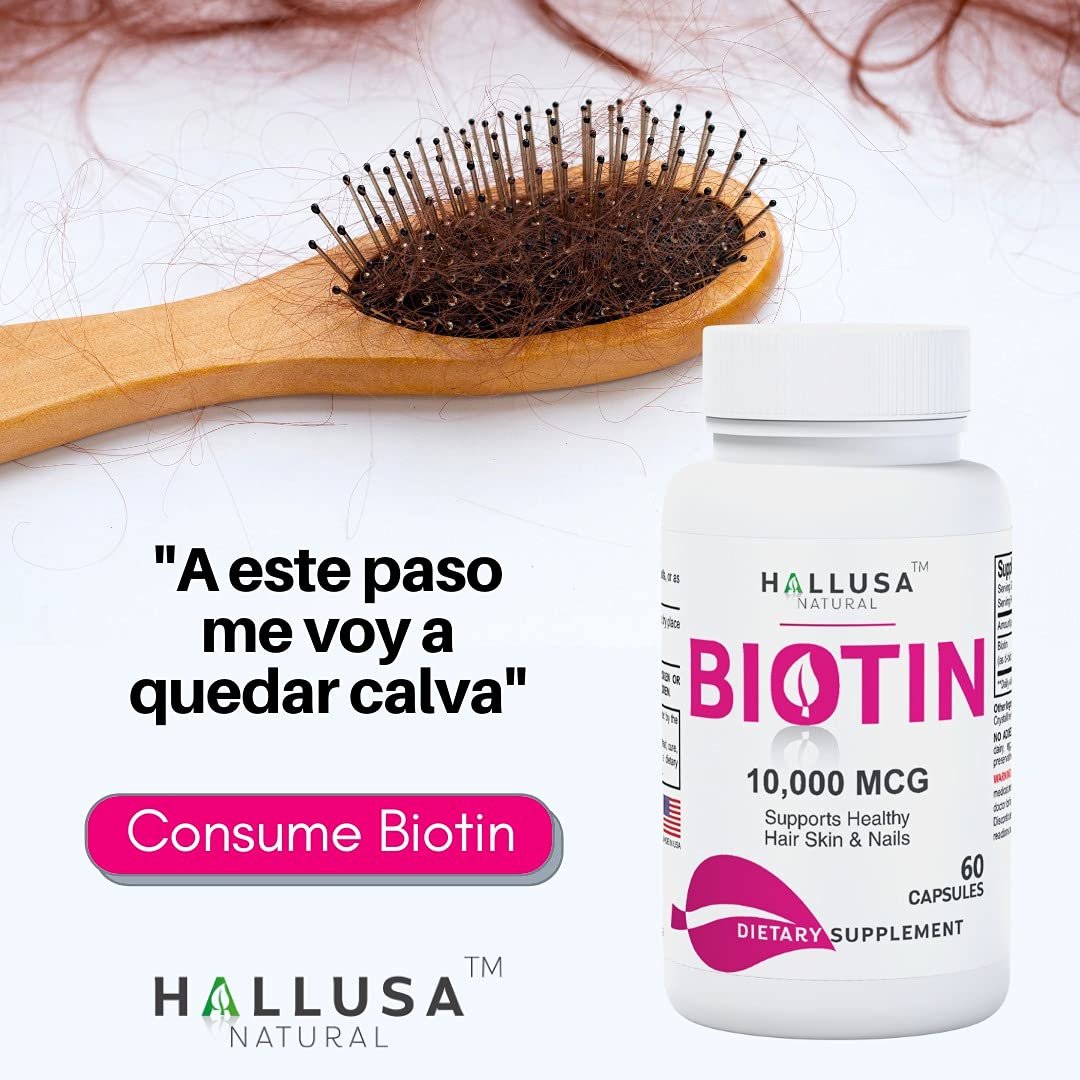Cápsulas blandas Biotina para crecimiento de cabello y uñas