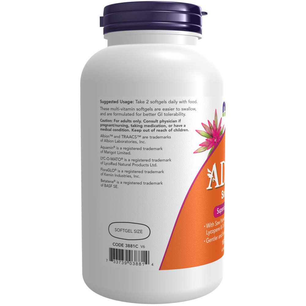 Cápsulas blandas multivitaminicas para hombres