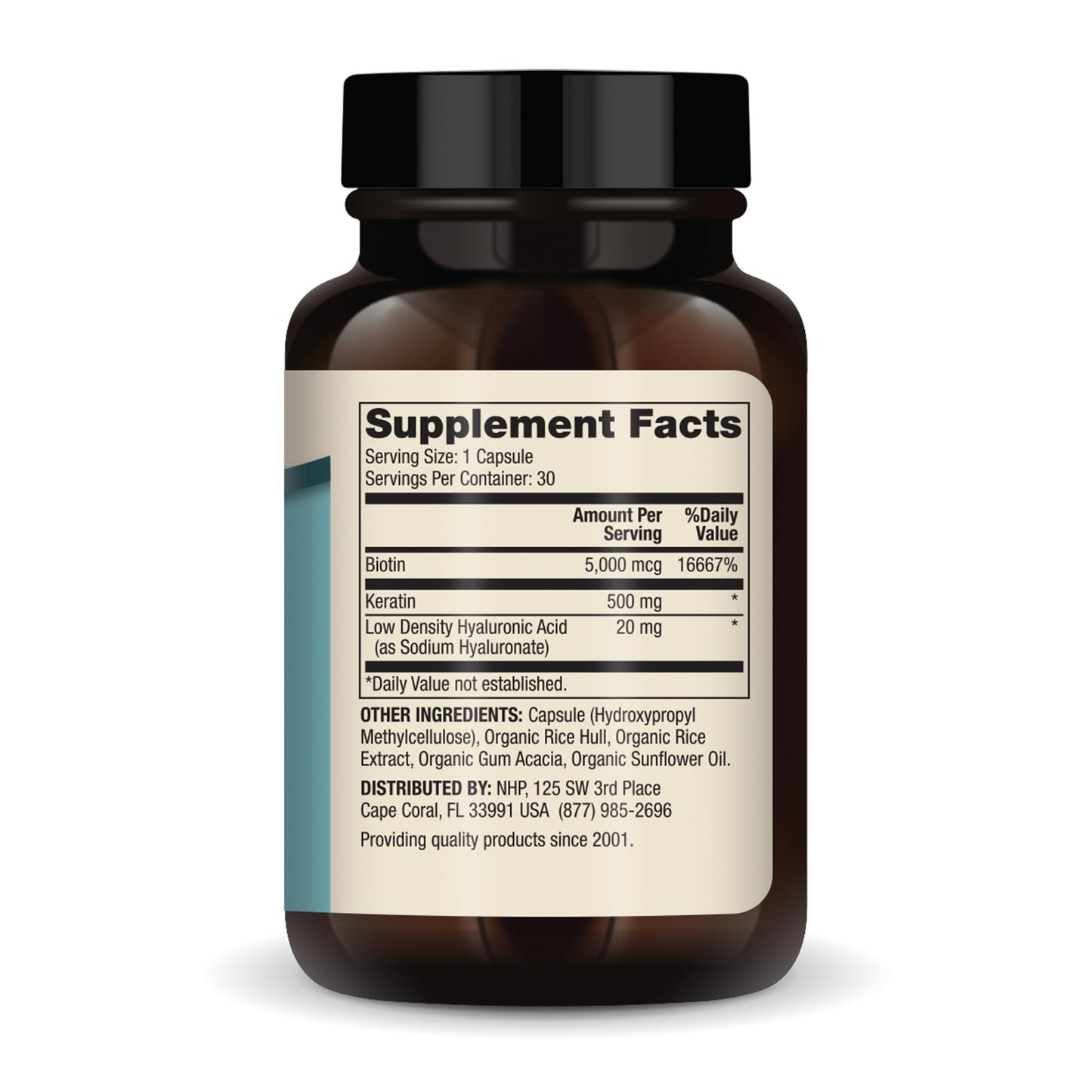 Cápsulas para cabello piel y uñas Dr. Mercola vista superior