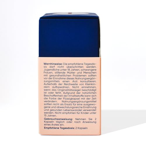 Cápsulas coloridas de vitaminas para cabello, piel y uñas Moerie