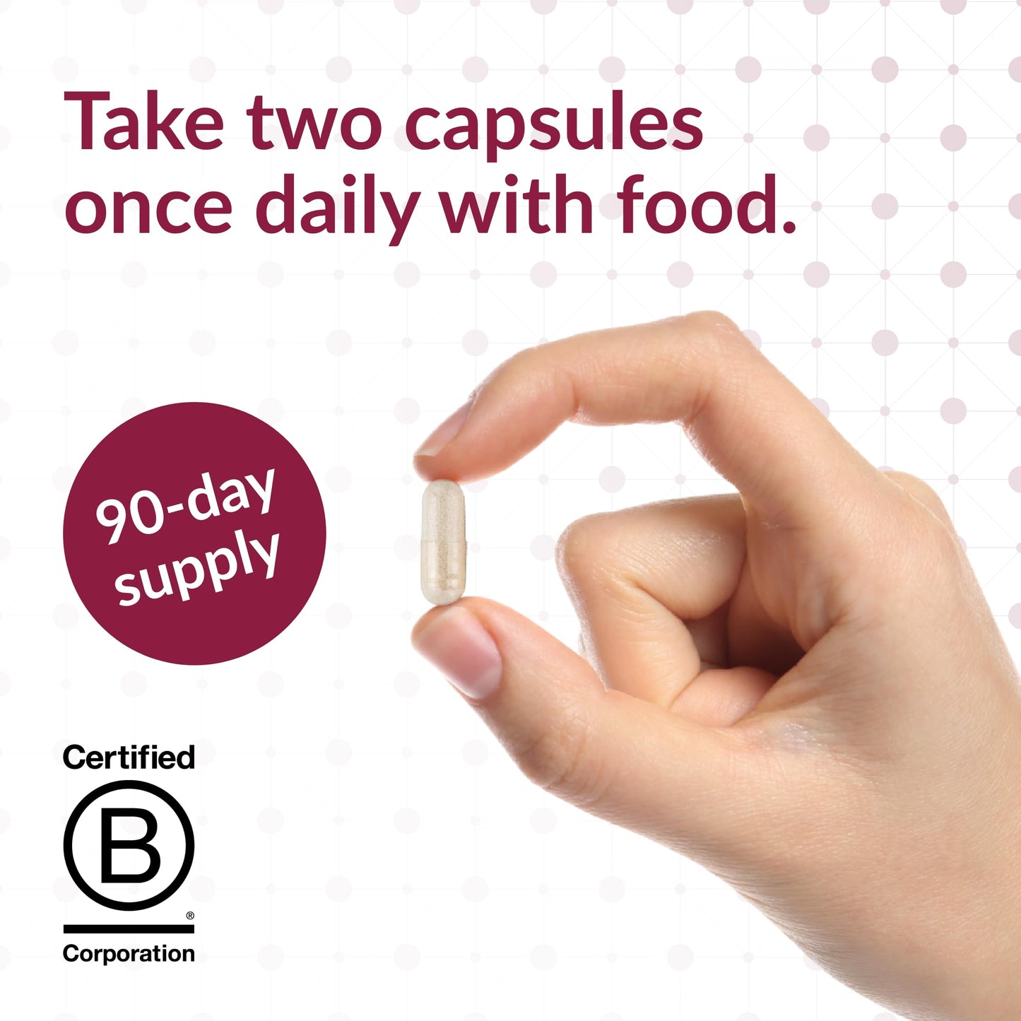Cápsulas mini para ingesta diaria fácil de complejo vitamínico b-50