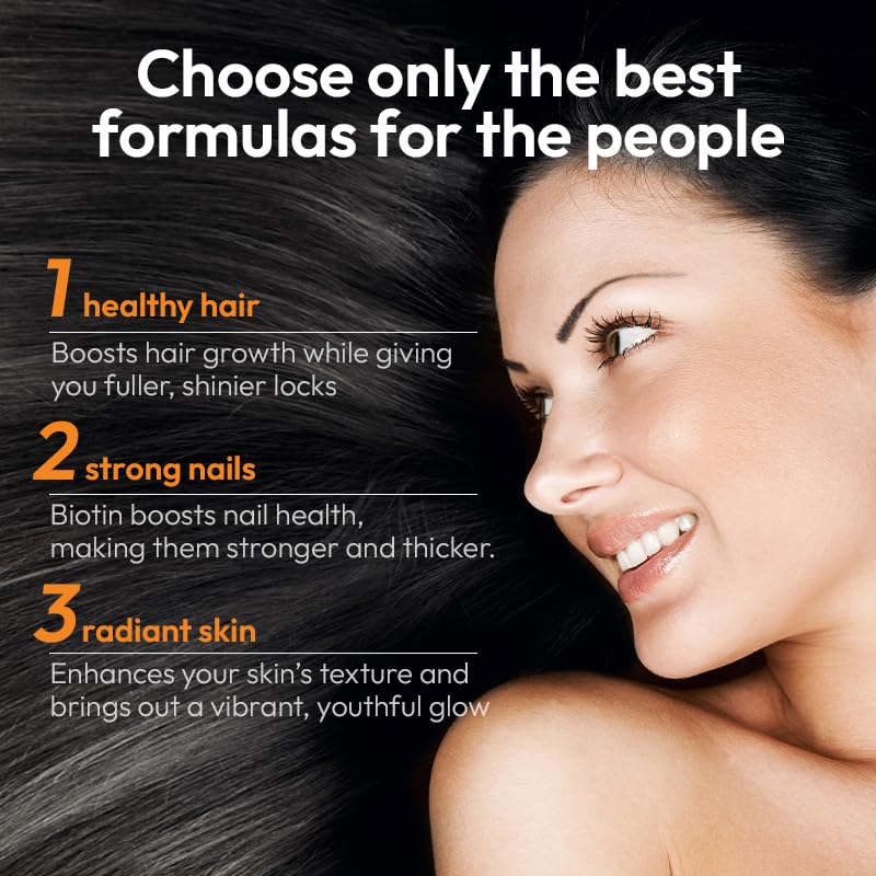 Cápsulas para crecimiento saludable de uñas y cabello LOTFLY