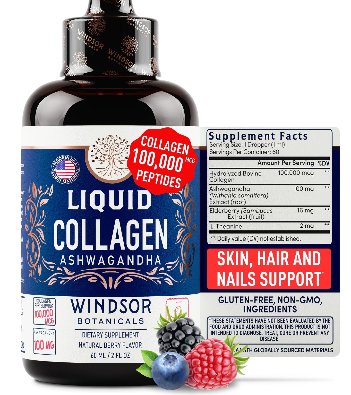 Cápsulas DHA prenatal y ácido fólico Windsor Botanicals