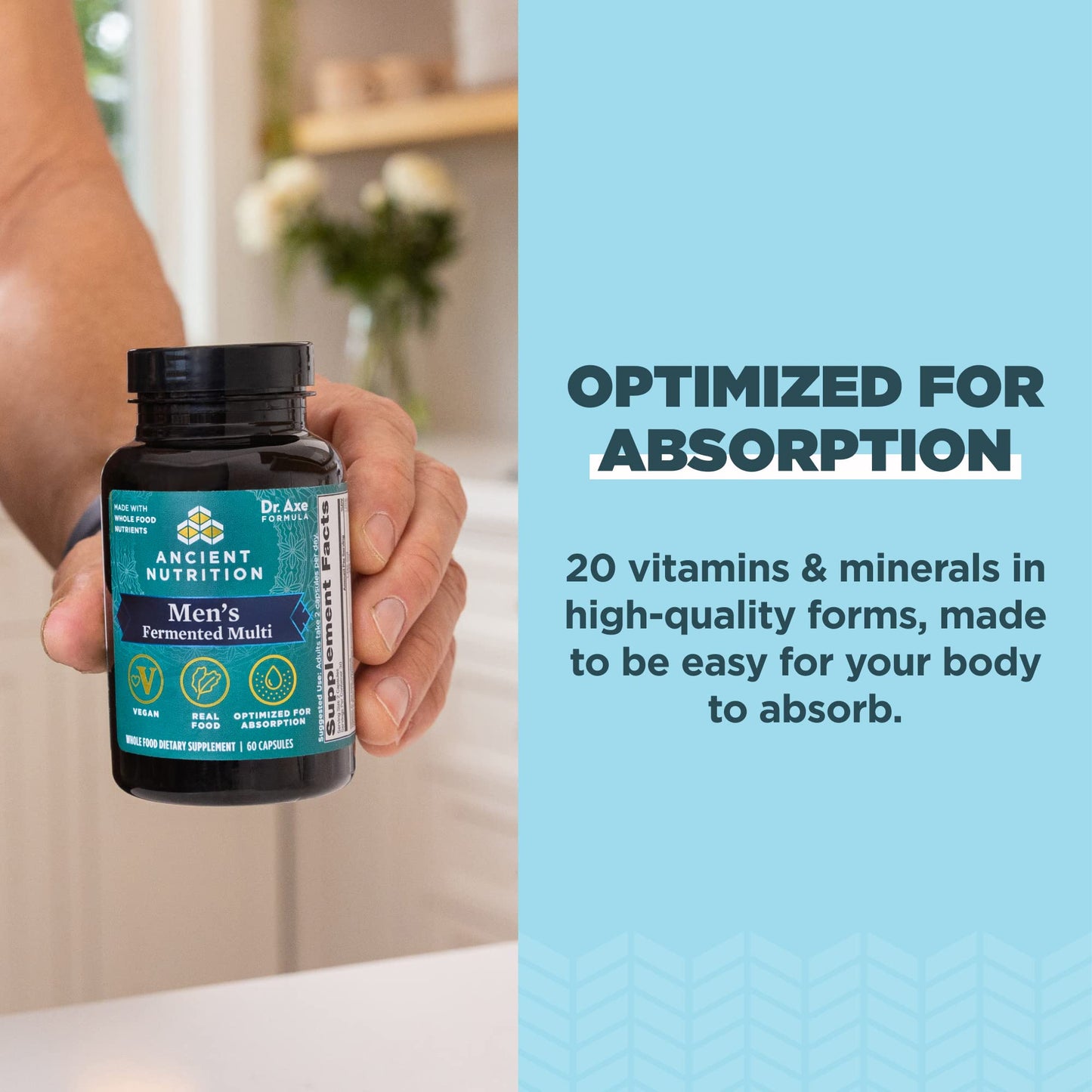 cápsulas diarias multivitamínico hombres