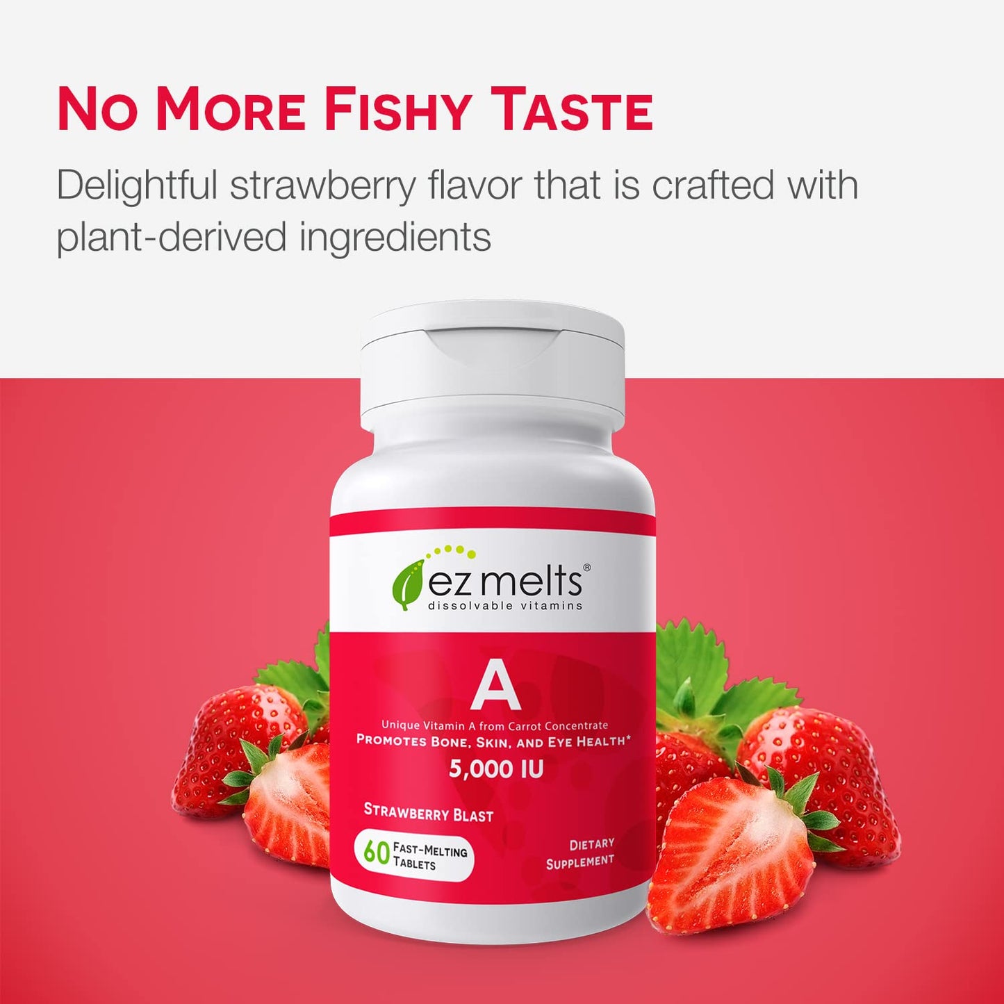 Cápsulas disolubles vitamina A EZ Melts para salud inmune