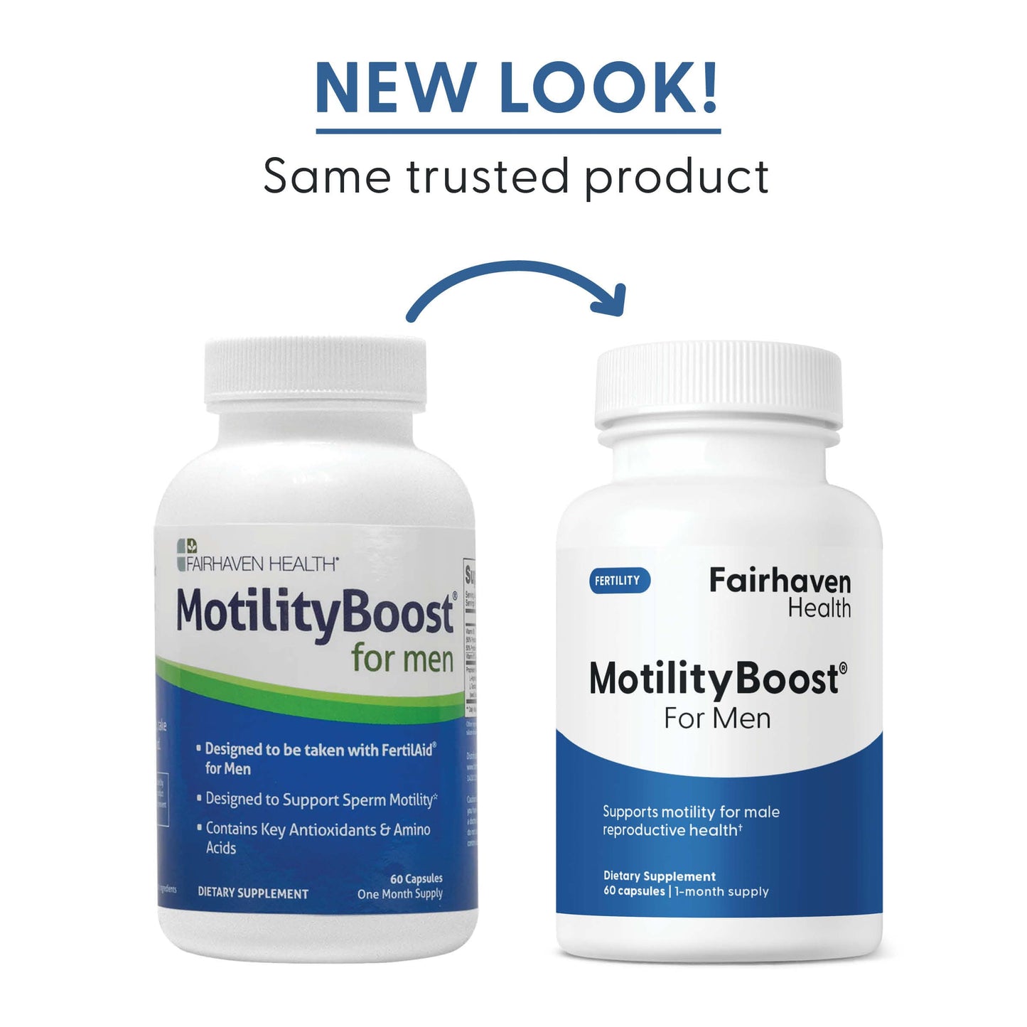 Cápsulas Fairhaven Health MotilityBoost apoyo fertilidad masculina