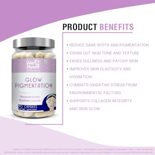 Cápsulas iMeMyself Glow con nutrientes para piel y cabello