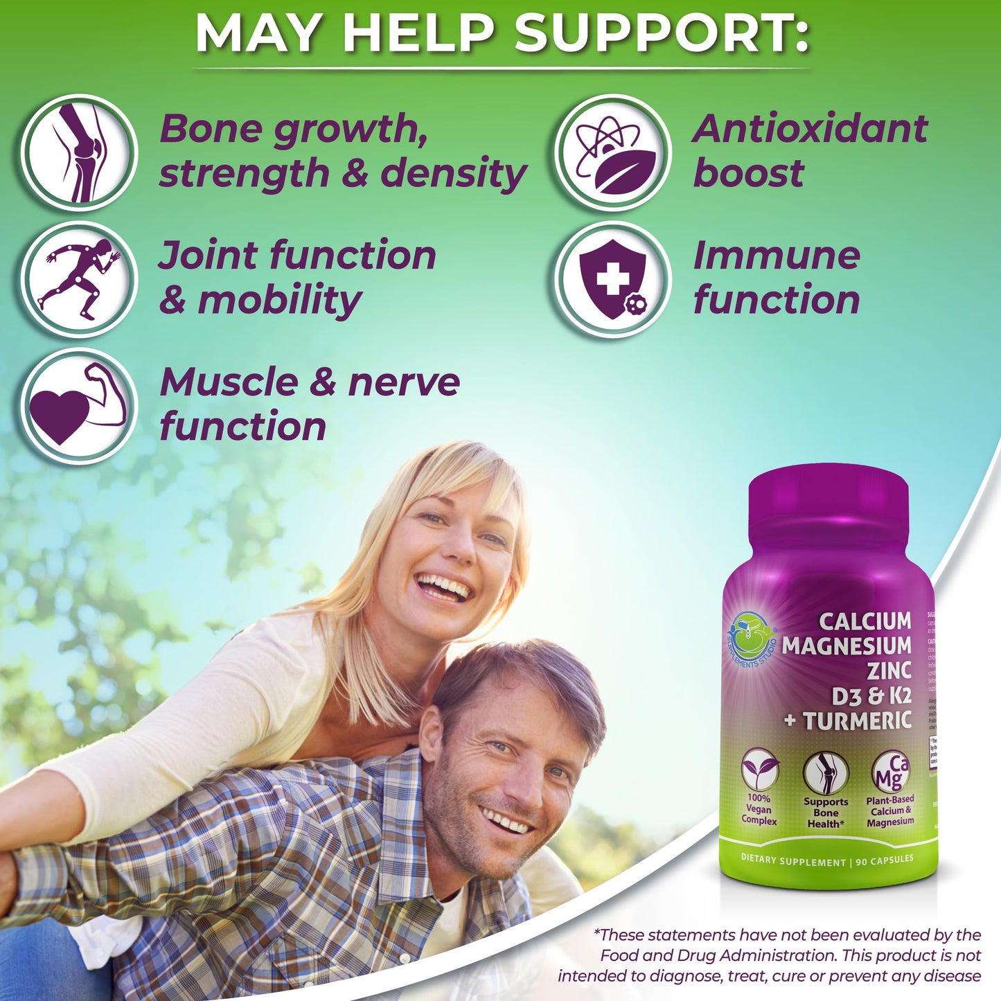 Cápsulas líquidas gel SUPPLEMENTS STUDIO vitamina c liposomal y calcio vegetal
