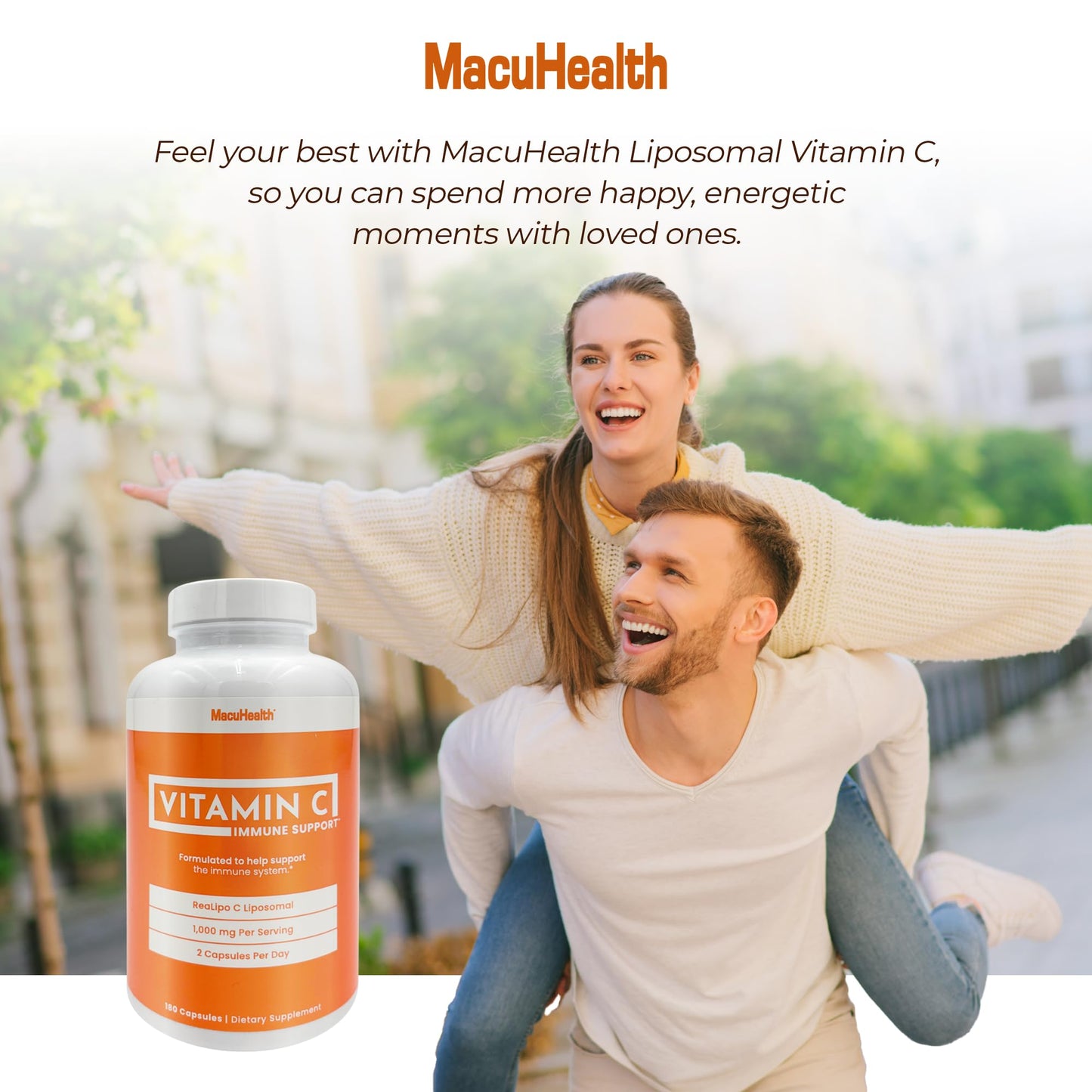 Cápsulas Macuhealth vitamina C alta biodisponibilidad