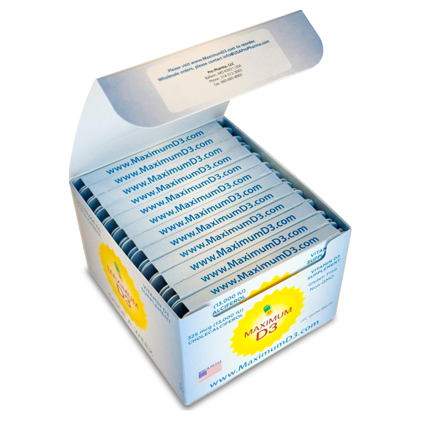 Cápsulas maximum d3 vitamina d3 alta potencia suplemento semanal