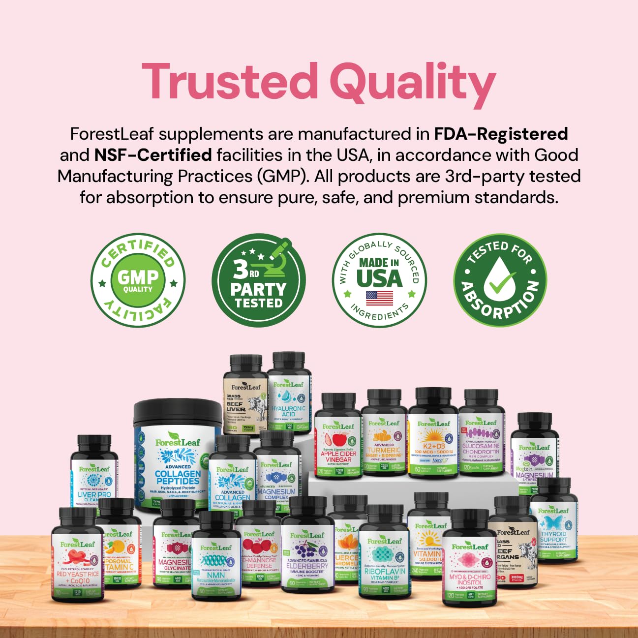 Cápsulas mio-inositol no GMO gluten free ForestLeaf