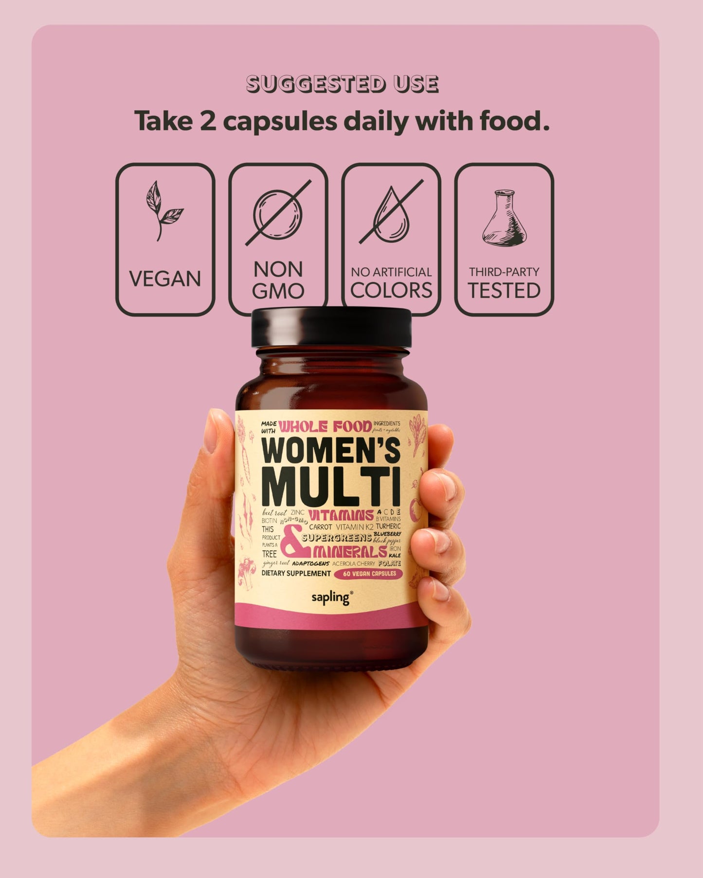 cápsulas multivitaminas veganas