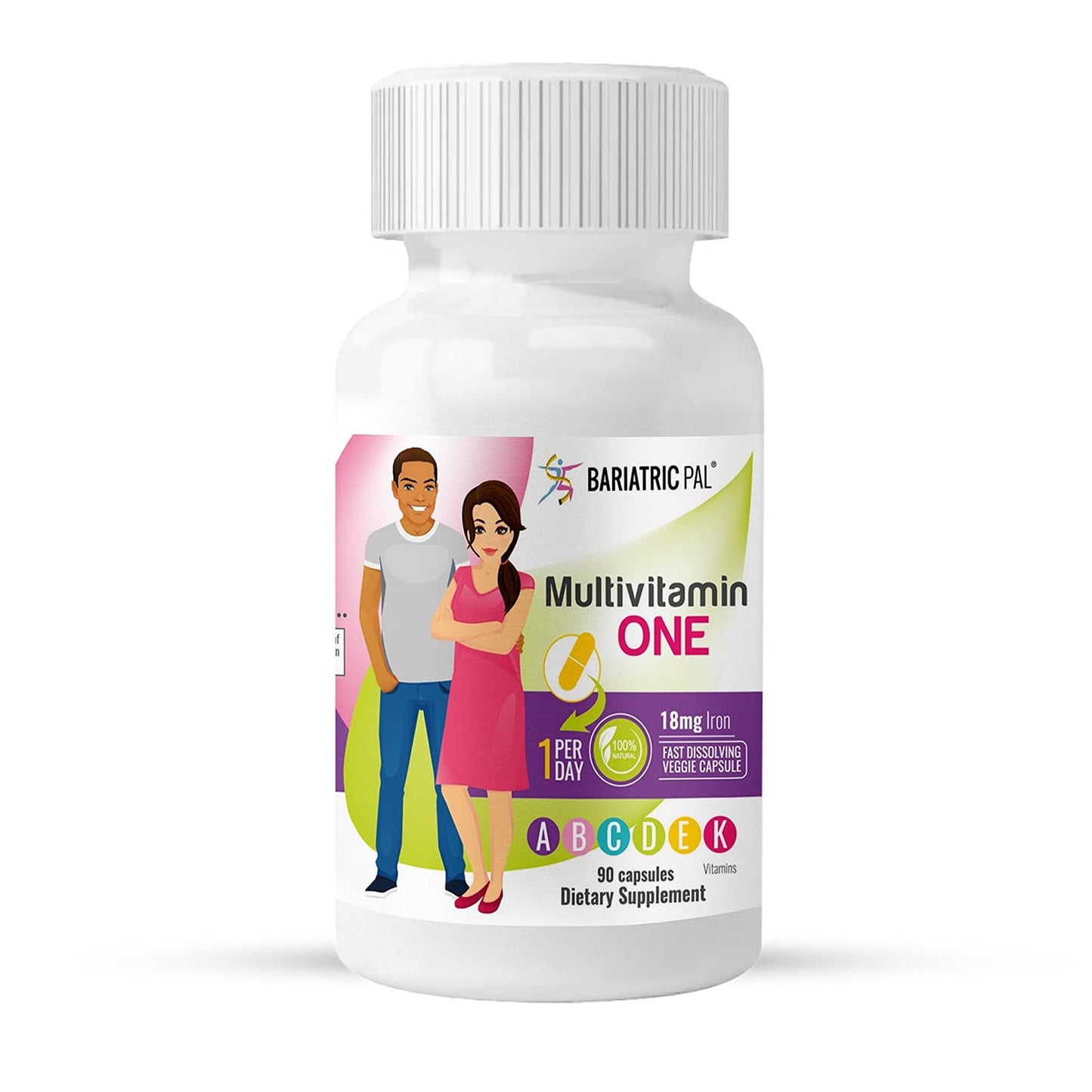 Cápsulas multivitaminicas BariatricPal con hierro