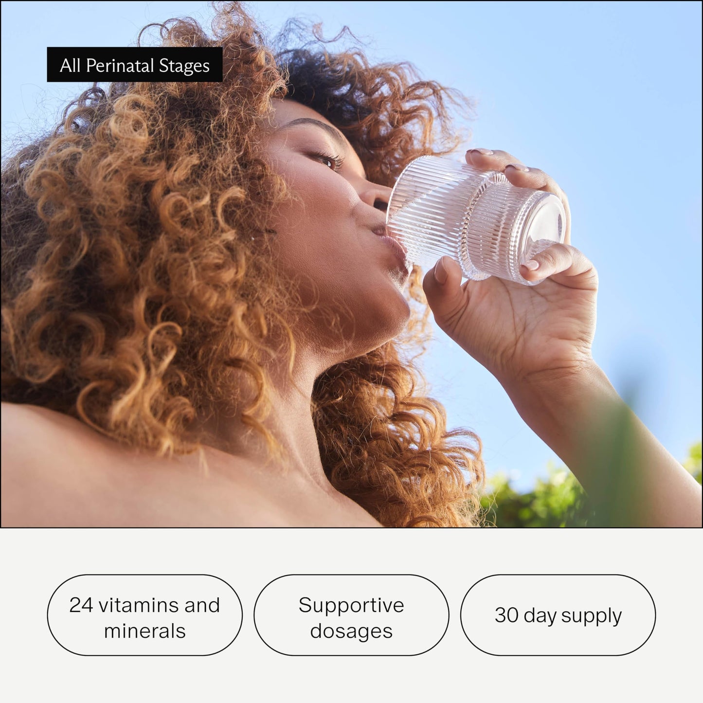 Capsulas multivitamínicas Needed para embarazo saludable