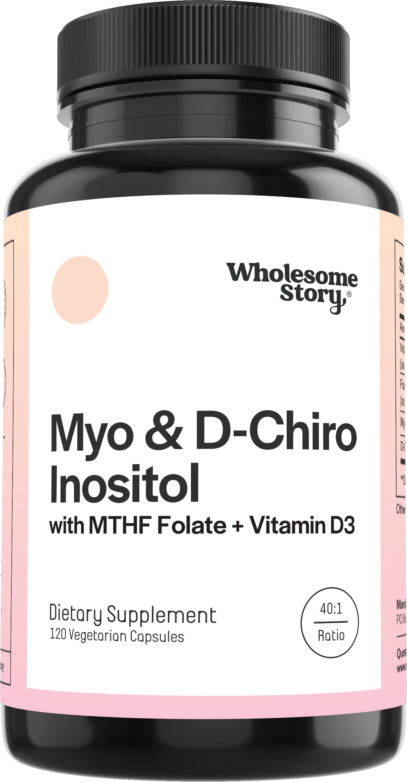 Cápsulas mio-inositol y D-chiro inositol para fertilidad y hormonas