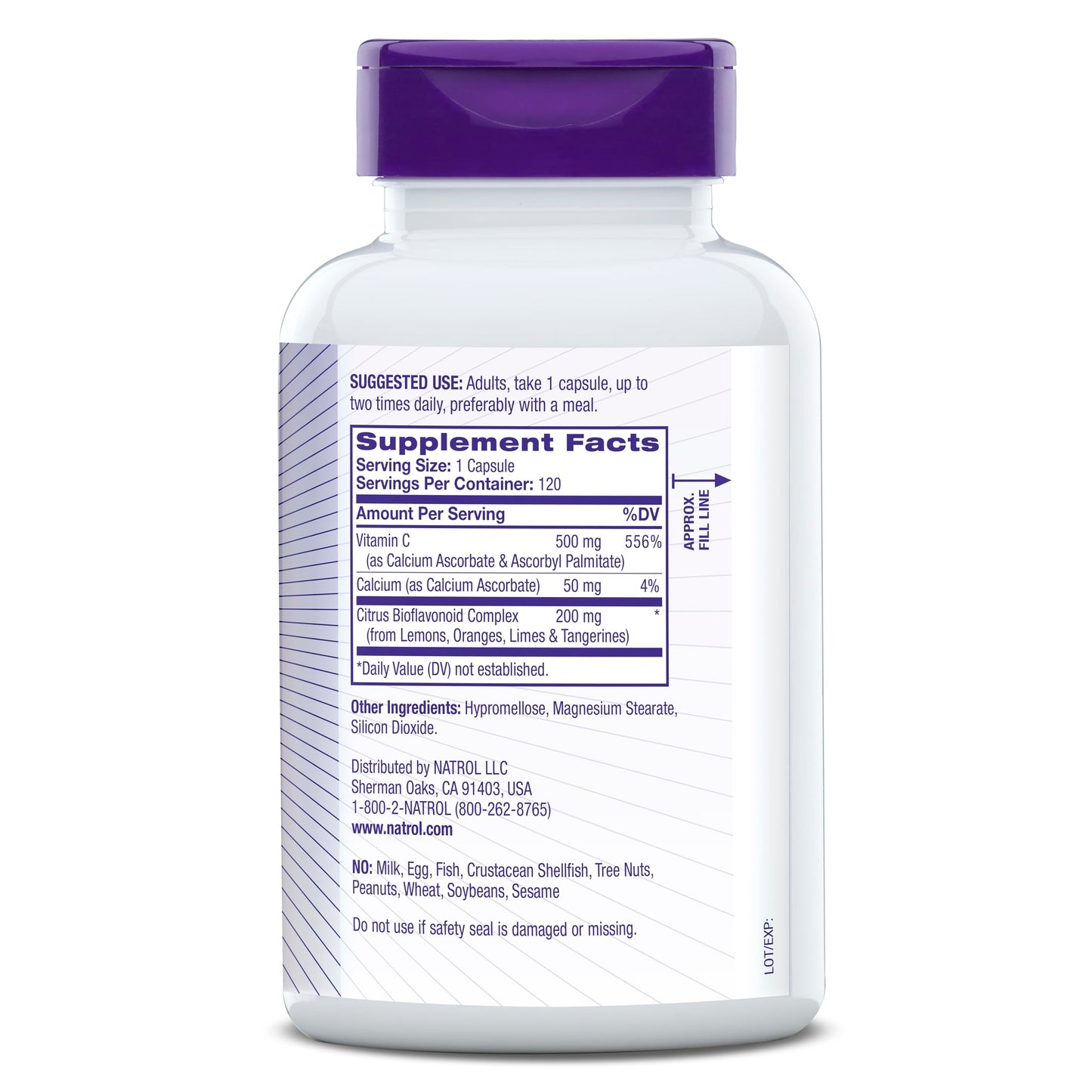 cápsulas natrol easy-c vitamina c y antioxidantes