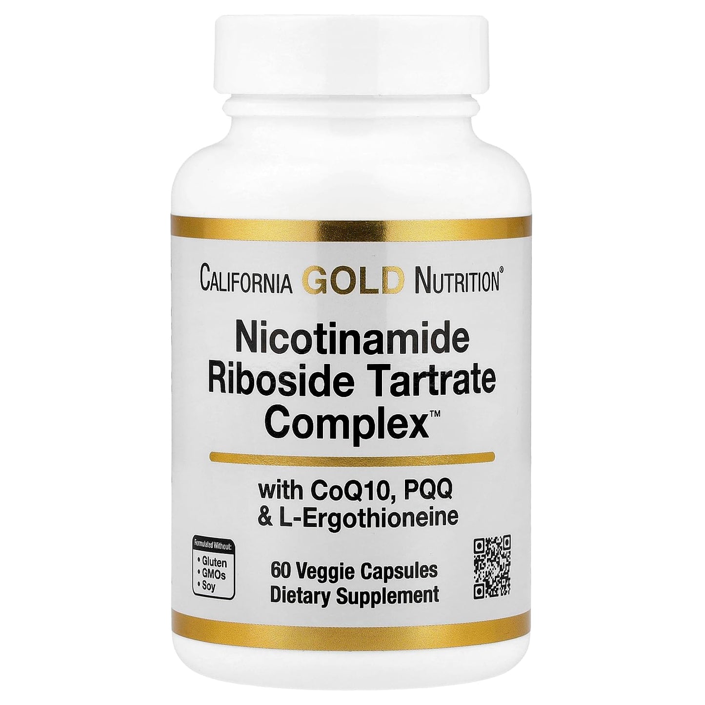 Cápsulas de nicotinamida ribósido tartrato California Gold