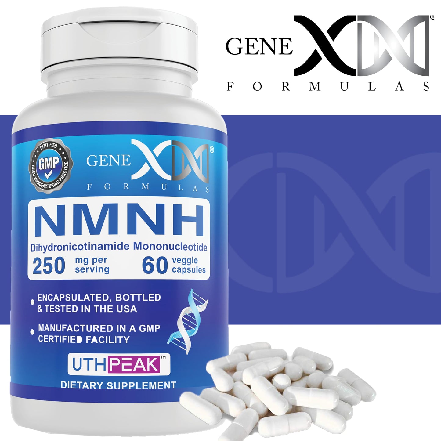 Cápsulas NMNH para bienestar con ingredientes éticos