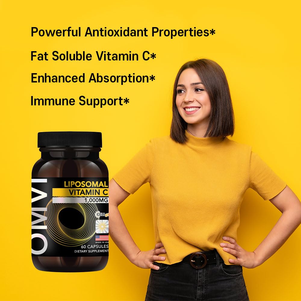 Cápsulas Omvi Vitamina C alta absorción