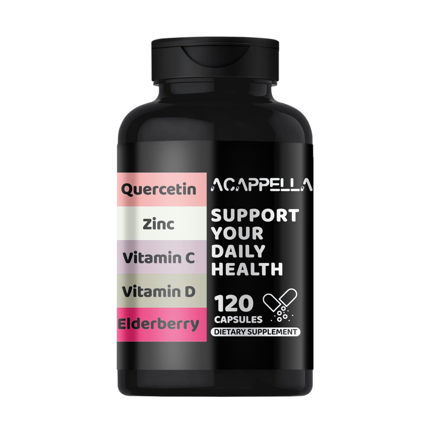 Cápsulas de Quercetina y Zinc ACAPPELLA con vitaminas