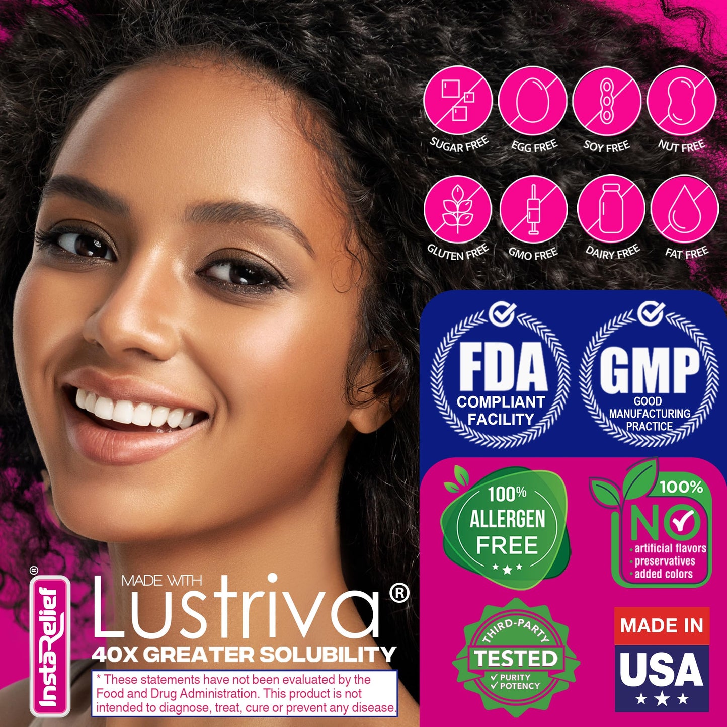 Cápsulas para reducir arrugas y líneas finas, producto USA