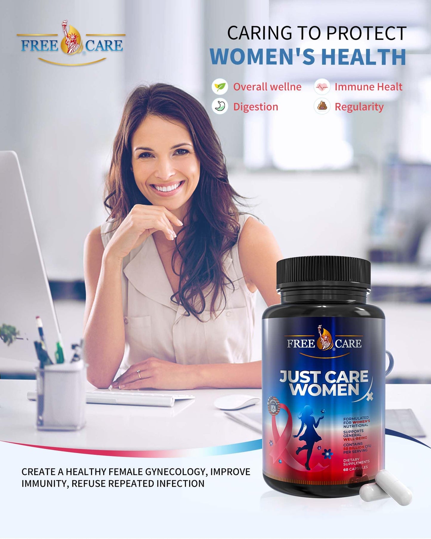 Cápsulas de salud femenina FreeCare