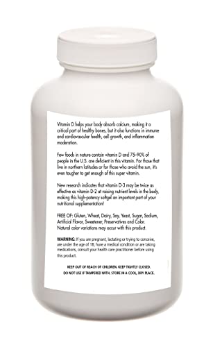 Cápsulas softgel vitamina D3 Biogenic Foods para salud y nutrición