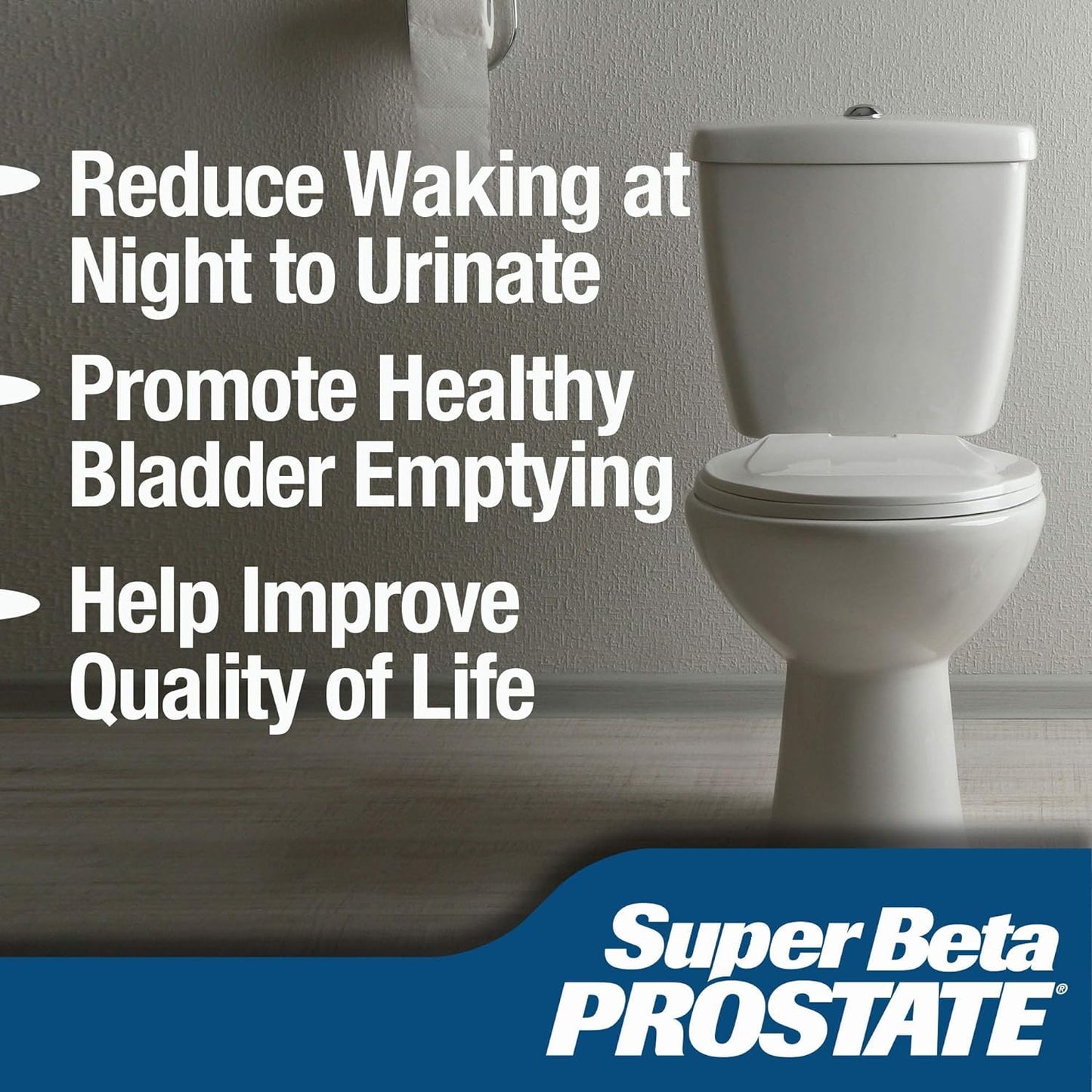 Cápsulas Super Beta Prostate para control urinario y sueño