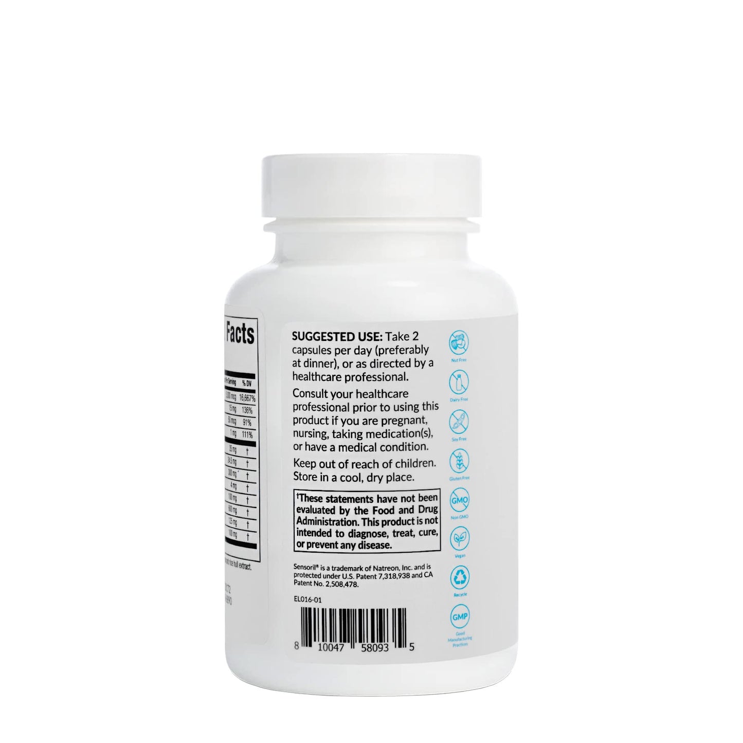 Cápsulas suplemento para cabello Equilife Daily Hair Support