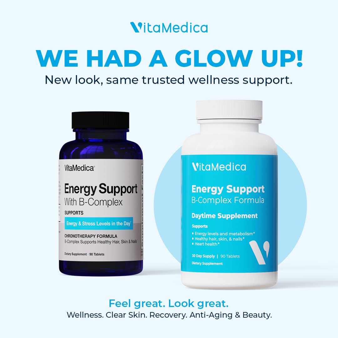 Cápsulas de suplementos energéticos VitaMedica complejo b