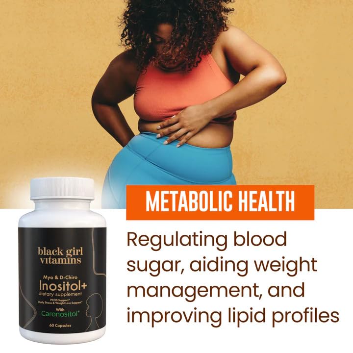 Cápsulas veganas Black Girl Vitamins Inositol 60 unidades