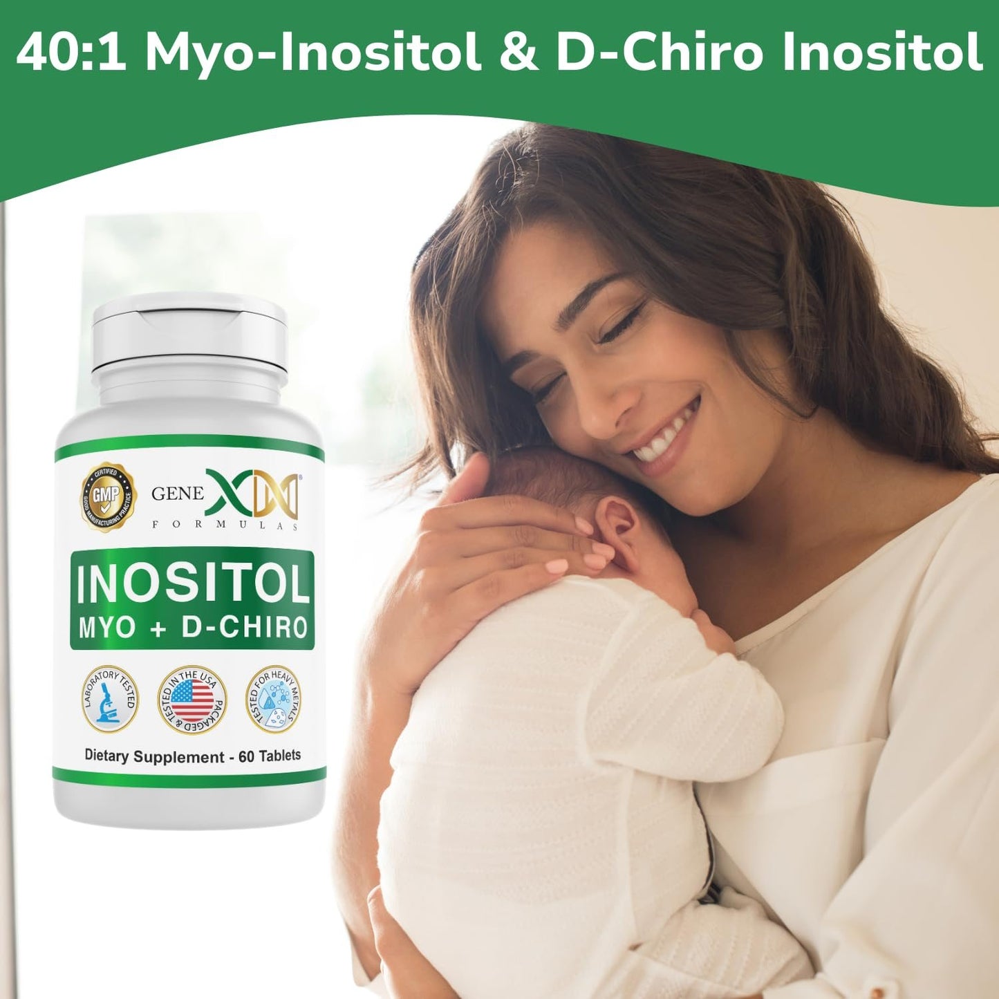 Cápsulas veganas Genex Formulas Mio-Inositol