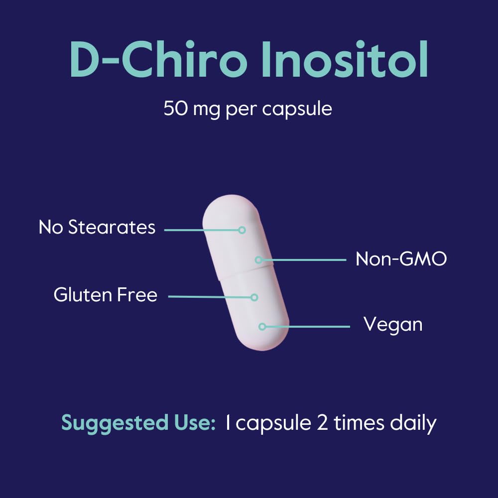 Cápsulas vegetales BESTVITE D-Chiro Inositol detalle producto