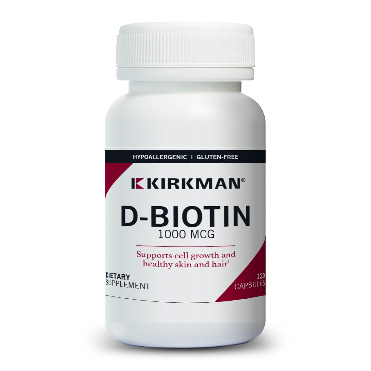 Cápsulas vegetales d-Biotina 1000 mcg hipoalergénicas
