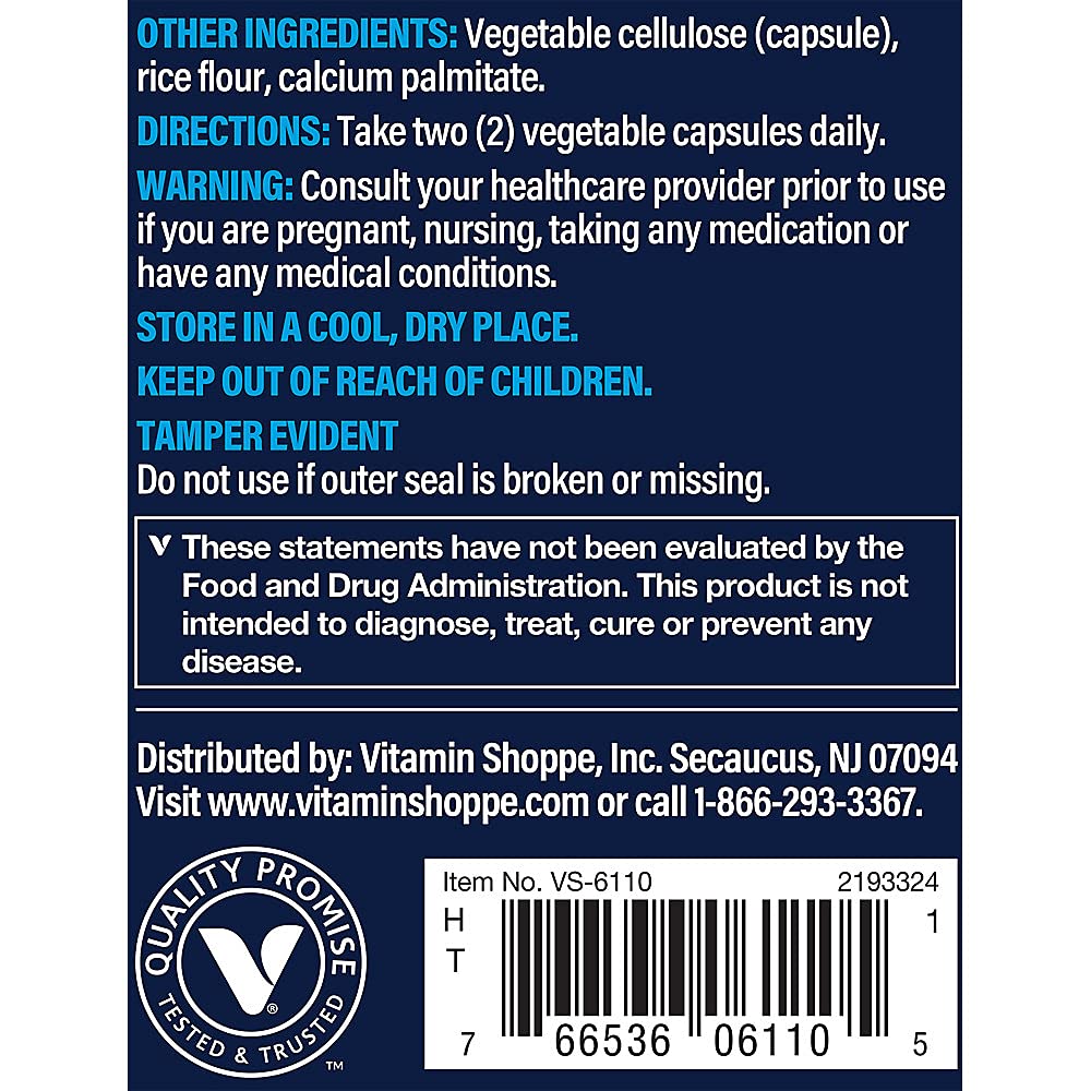 Cápsulas vegetales Vthrive Complejo B para producción de energía