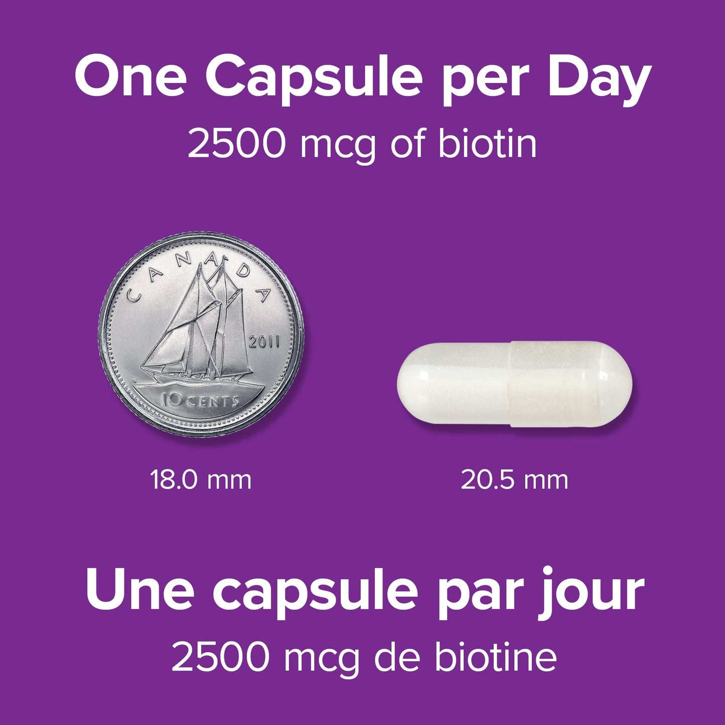 Cápsulas vegetarianas biotina Webber Naturals