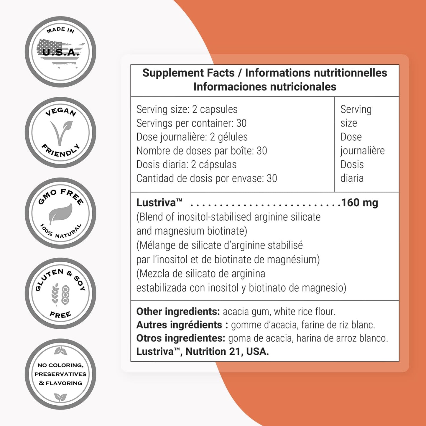 Cápsulas vegetarianas para crecimiento capilar Supersmart