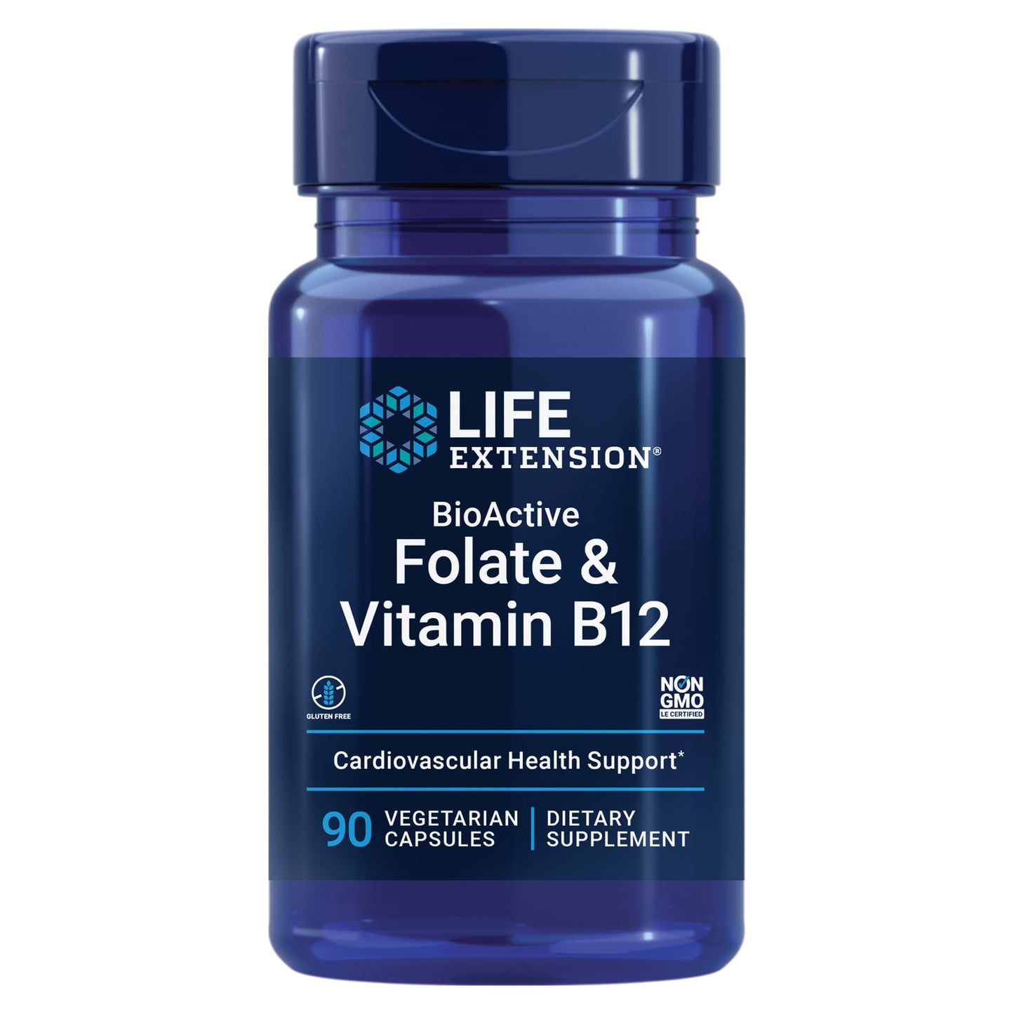 Cápsulas vegetarianas Life Extension sin gluten para salud integral