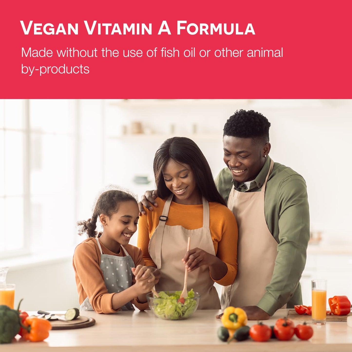 Cápsulas de vitamina A EZ Melts sabor fresa natural