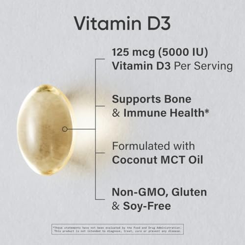 Cápsulas de Vitamina D3 y K2 en cápsula blanda sin carragenina