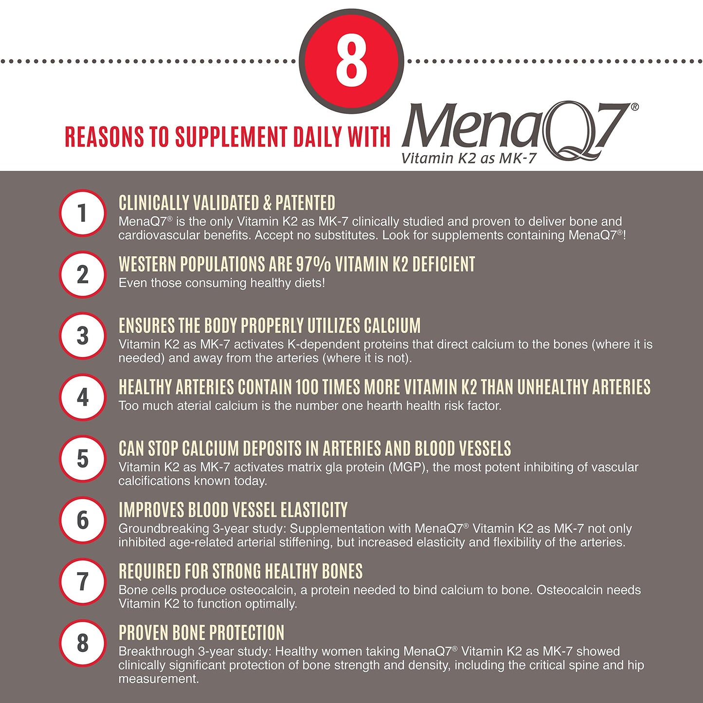 Cápsulas de vitamina k2 mk7 menaQ7 para huesos