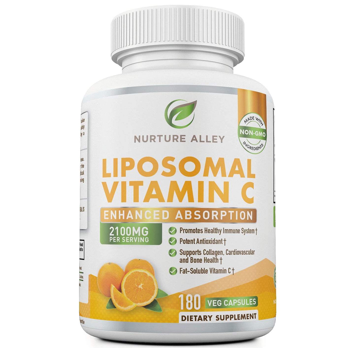 Cápsulas vitaminas vegetales vitamina C liposomal 2100mg