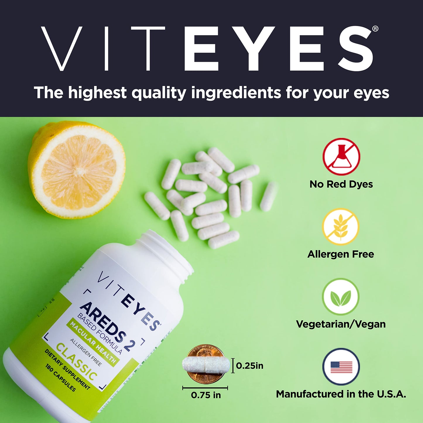 Cápsulas Viteyes para salud ocular diaria